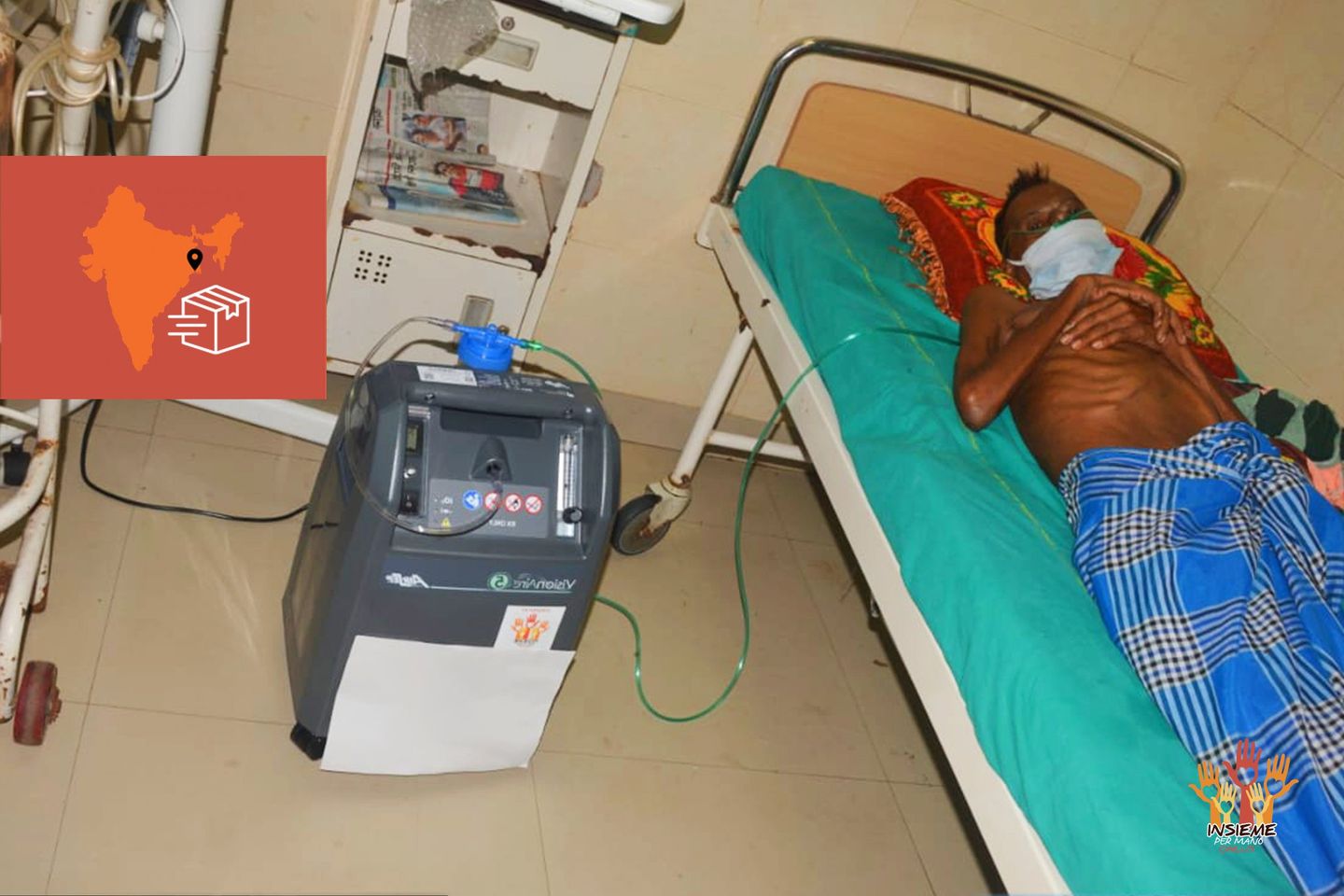 Dispositivi medici per gli ospedali di Bolpur e Calcutta
